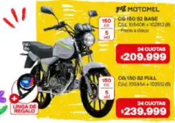 Naldo Lombardi Motomel cg 150 s2 base oferta