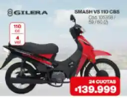 Naldo Lombardi Gilera smash vs 110 cb5 oferta