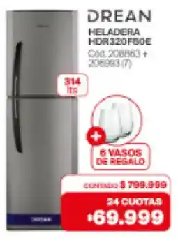 Naldo Lombardi Drean heladera oferta