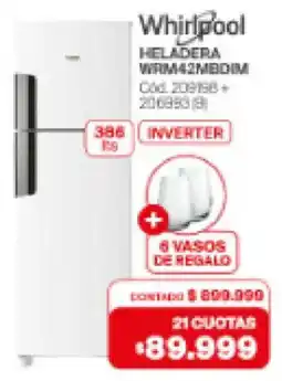 Naldo Lombardi Whirlpool heladera oferta