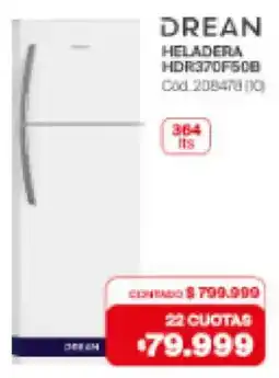 Naldo Lombardi Drean heladera oferta