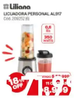 Naldo Lombardi Liliana licuadora personal alb17 oferta