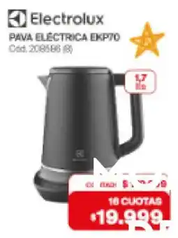 Naldo Lombardi Electrolux pava eléctrica oferta