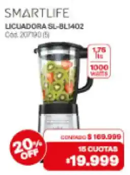 Naldo Lombardi Smartlife licuadora sl-bl1402 oferta