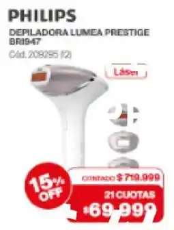 Naldo Lombardi Philips depiladora lumea prestige oferta