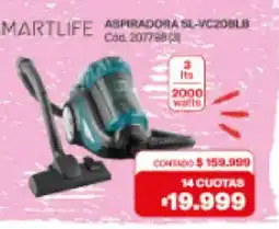 Naldo Lombardi Martlife aspiradora sl-vc208lb oferta