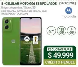 Hendel Motorola celular moto g06 se nfc oferta