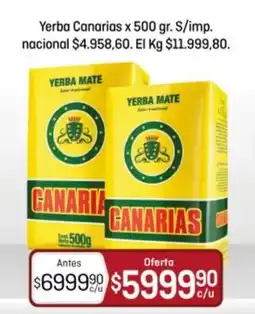El Nene Canarias yerba mate oferta