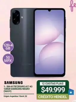 Hendel Samsung sm-a175fzkiaro a17 4g oferta