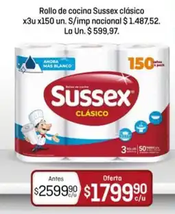 El Nene Sussex rollo de cocina clásico oferta