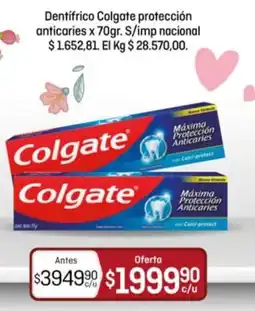 El Nene Colgate dentífrico protección anticaries oferta