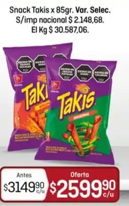 El Nene Takis snack oferta