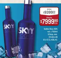 El Nene Skyy vodka oferta