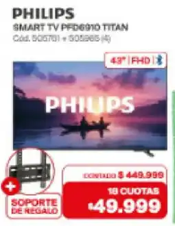 Naldo Lombardi Philips smart tv pfd6910 titan oferta
