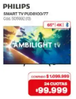 Naldo Lombardi Philips smart tv pudb100/77 oferta