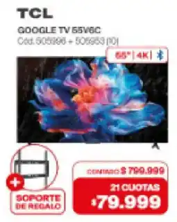 Naldo Lombardi Tcl google tv 65w6c oferta