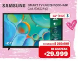 Naldo Lombardi Samsung smart tv un32hs000-imp oferta