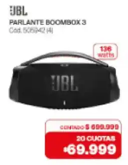 Naldo Lombardi Jbl parlante boombox 3 oferta