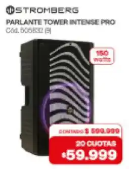 Naldo Lombardi Stromberg parlante tower intense pro oferta