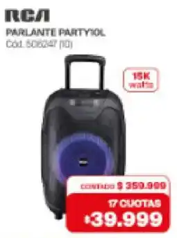 Naldo Lombardi Rca parlante party10l oferta