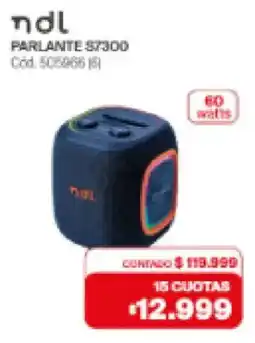 Naldo Lombardi ndl parlante s7300 oferta