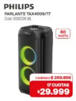 Naldo Lombardi Philips parlante tax4509/77 oferta
