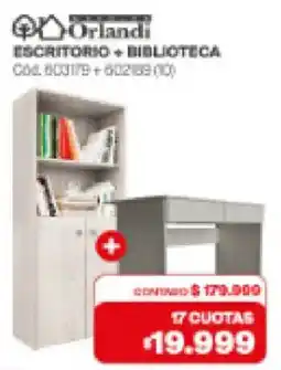 Naldo Lombardi Orlandi escritorio + biblioteca oferta