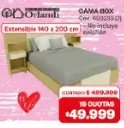 Naldo Lombardi Orlandi cama box oferta