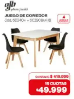 Naldo Lombardi Gjb juego de comedor oferta