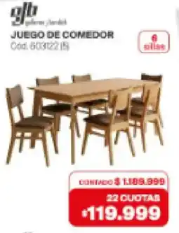 Naldo Lombardi Gfb juego de comedor oferta