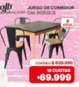 Naldo Lombardi Gtb juego de comedor oferta