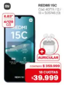 Naldo Lombardi Xiaomi redmi 15c oferta