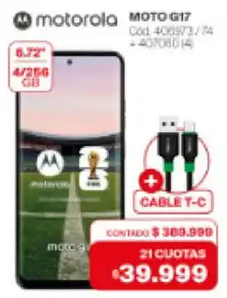 Naldo Lombardi Motorola moto g17 oferta