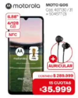 Naldo Lombardi Motorola moto g06 oferta