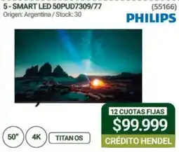 Hendel Philips smart led 50pud7309/77 oferta
