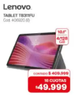Naldo Lombardi Lenovo tablet tb311fu oferta