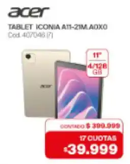 Naldo Lombardi Acer tablet iconia a11-21m.a0x0 oferta