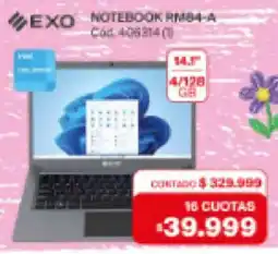 Naldo Lombardi Exo notebook rm84-a oferta