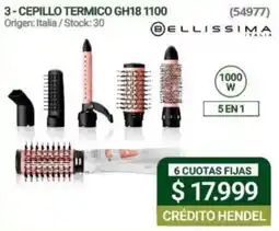 Hendel Bellissima cepillo termico gh18 1100 oferta