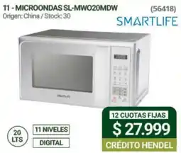 Hendel Smartlife microondas sl-mwo20mdw oferta