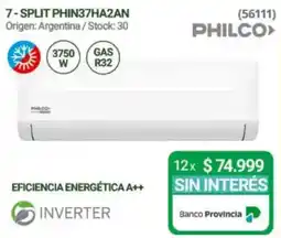 Hendel Philco 7 - split phin37ha2an oferta