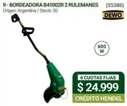Hendel Dewo bordeadora b41002r 2 rulemanes oferta