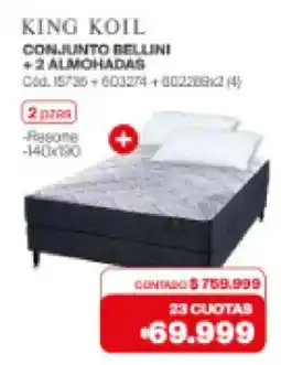 Naldo Lombardi King koil conjunto bellini oferta