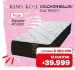 Naldo Lombardi King Koil colchón bellini oferta