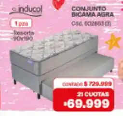 Naldo Lombardi Inducol conjunto bicama agra oferta