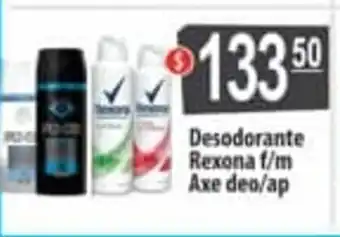 Rexona Desodorante f/m, Axe deo/ap