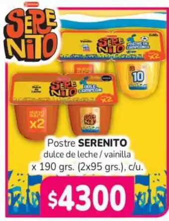 Serenito postre