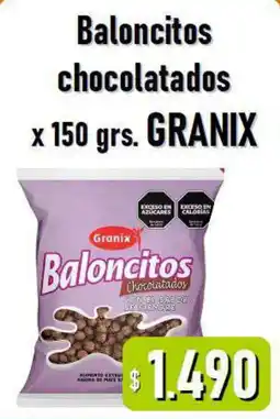 Beltrán Supermercados Granix baloncitos chocolatados oferta