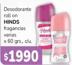 Beltrán Supermercados Hinds desodorante roll on fragancias varias oferta