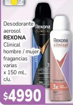 Beltrán Supermercados Rexona desodorante aerosol clinical hombre / mujer oferta